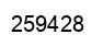 Number 259428 black image