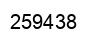 Number 259438 black image