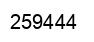 Number 259444 black image