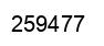 Number 259477 black image