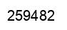 Number 259482 black image