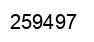Número 259497 imagen negro