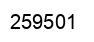 Número 259501 imagen negro