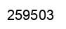 Número 259503 imagen negro