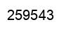 Number 259543 black image