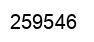 Number 259546 black image