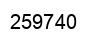 Número 259740 imagen negro
