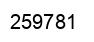 Número 259781 imagen negro
