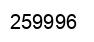 Number 259996 black image