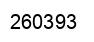 Number 260393 black image