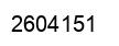 Número 2604151 imagen negro