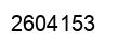 Número 2604153 imagen negro