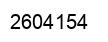 Number 2604154 black image