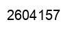 Número 2604157 imagen negro
