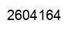 Number 2604164 black image