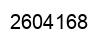 Number 2604168 black image