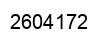 Number 2604172 black image
