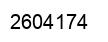 Number 2604174 black image