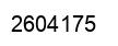 Number 2604175 black image