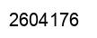 Number 2604176 black image