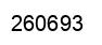 Number 260693 black image