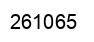 Number 261065 black image