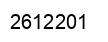 Number 2612201 black image