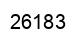 Número 26183 imagen negro