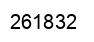 Number 261832 black image
