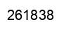 Number 261838 black image