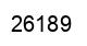 Número 26189 imagen negro