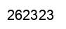 Number 262323 black image