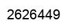 Number 2626449 black image