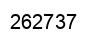 Number 262737 black image
