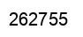 Number 262755 black image