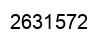 Number 2631572 black image