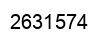 Number 2631574 black image