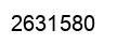 Number 2631580 black image