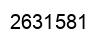 Number 2631581 black image