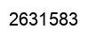 Number 2631583 black image
