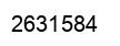 Number 2631584 black image