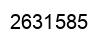 Number 2631585 black image