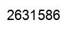 Number 2631586 black image
