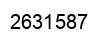 Number 2631587 black image