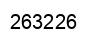 Number 263226 black image