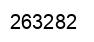 Number 263282 black image