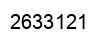 Número 2633121 imagen negro