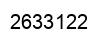 Número 2633122 imagen negro
