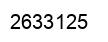 Número 2633125 imagen negro
