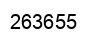 Number 263655 black image